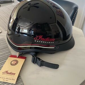 Indian Motorcycle Black Helmet